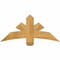 Ekena Millwork Alberta Rough Sawn Timber Gable Bracket, Western Red Cedar, 48"W x 22"H x 4"D x 6"F, 11/12 Pitch GBW048X22X0406ALB00RWR - alternate 1